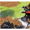 Pasaules karte - momentloterijas biļešu karte ar karogiem + aksesuāri 23442