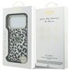Guess Leopard Glitter MagSafe case for iPhone 17 Pro Max black