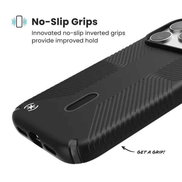 Speck Presidio2 Grip ClickLock & MagSafe Case for iPhone 17 Pro Max (Black / Gray / White)