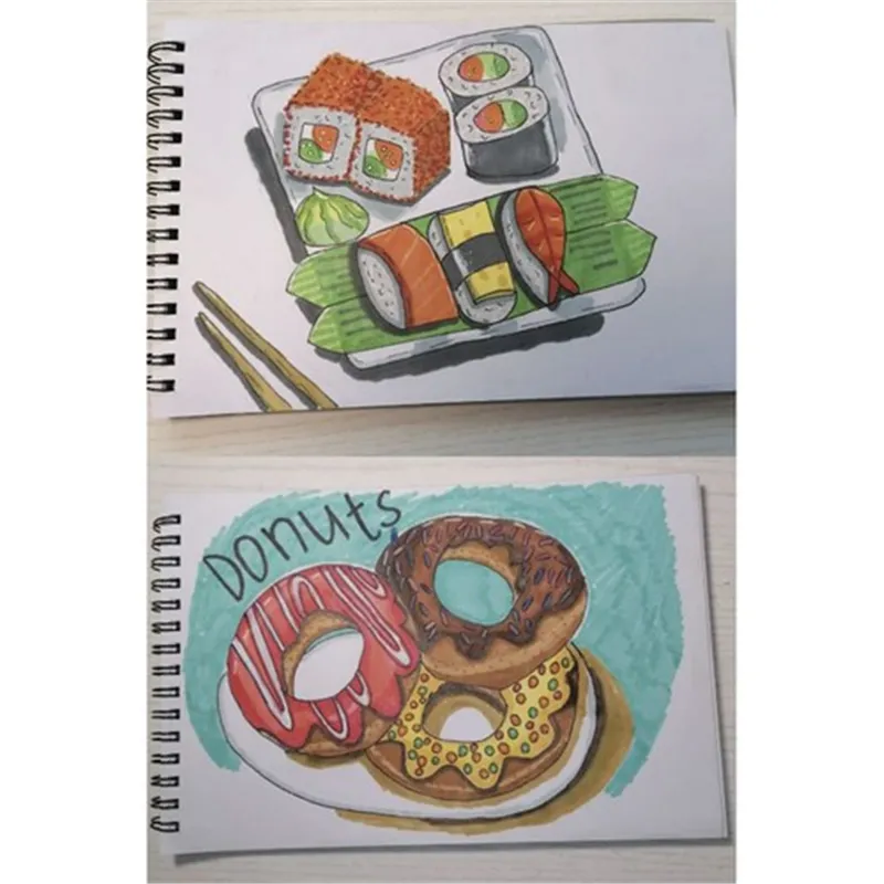 Double-sided markers/pens - 40 pcs. MAALEO 24102