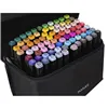 Double-sided markers/pens - 80 pcs. MAALEO 24103