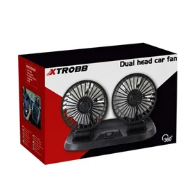 Auton tuuletin 12V tupla Xtrobb 23222