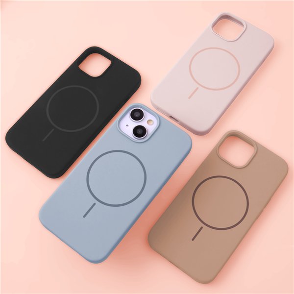 Silicone Thin Mag case for iPhone 17 Pro Max 6,9&quot dark blue