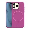 Silicone Thin Mag case for iPhone 16 Pro 6,3&quot fuschia