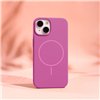 Silicone Thin Mag case for iPhone 16 Pro 6,3&quot fuschia