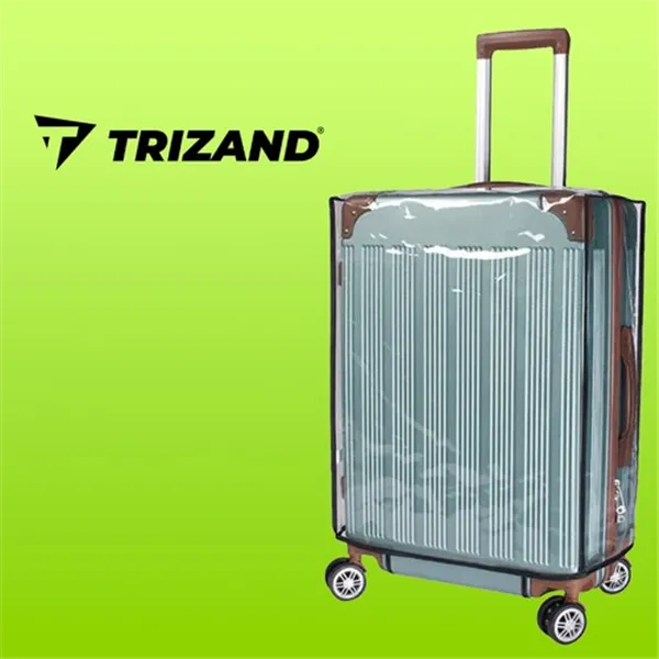 Trizand 23922 läpinäkyvä matkalaukun suoja