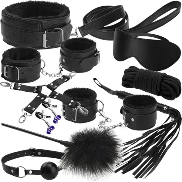 Erotic accessories - set - black 23431