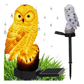 Aurinkokennoinen puutarhavalaisin - pöllö Gardlov 23847