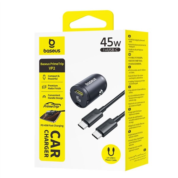 Baseus PrimeTrip VP2 Car Charger 45W Black