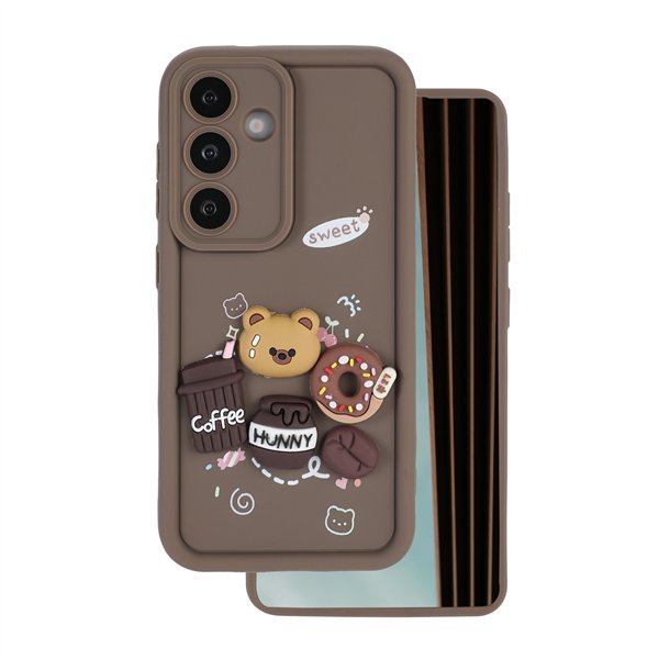 Ultra Trendy 3D case for Samsung Galaxy A26 5G Coffee