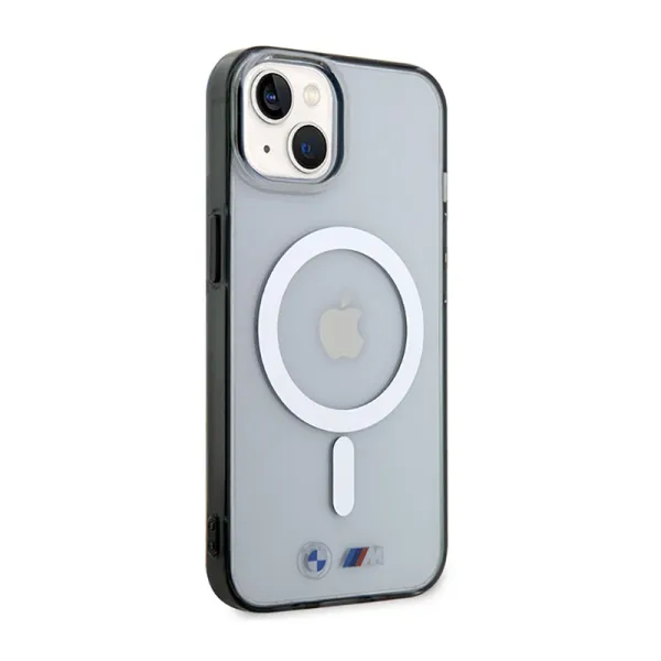 BMW Silver Ring MagSafe - Case for iPhone 14 Plus (Transparent)