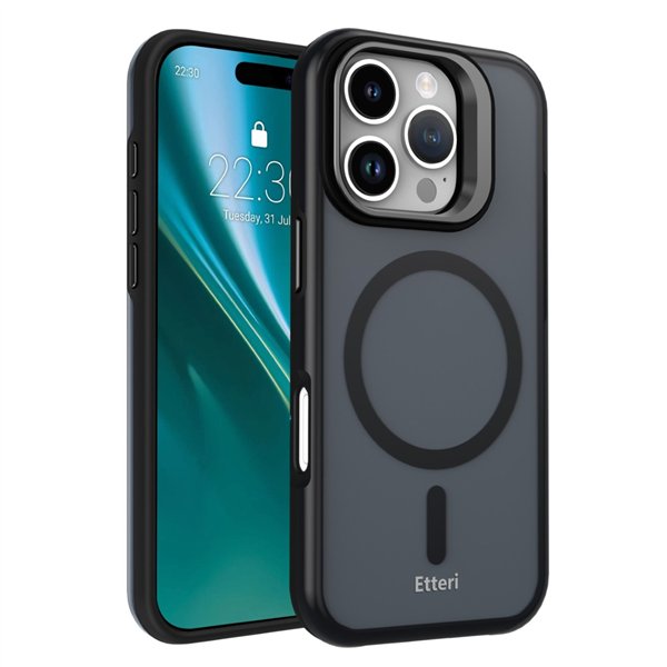 Etteri Morning Fog case for iPhone 16 Pro 6,3" black
