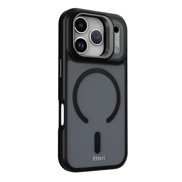 Etteri Morning Fog case for iPhone 17 Pro Max 6,9&quot black