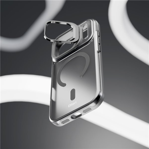 Etteri Morning Fog case for iPhone 17 Pro Max 6,9&quot black