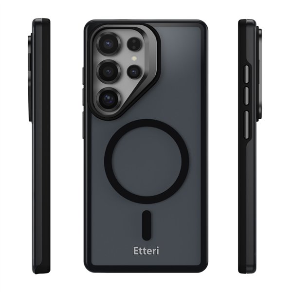 Etteri Morning Fog case for Samsung S25 Ultra black
