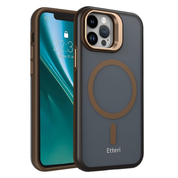 Etteri Morning Fog case for iPhone 12 / 12 Pro 6,1'' brown