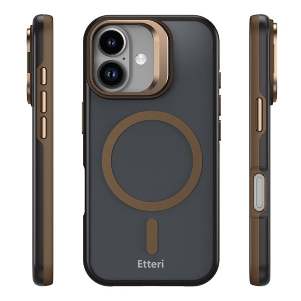 Etteri Morning Fog case for iPhone 16 6,1&quot brown