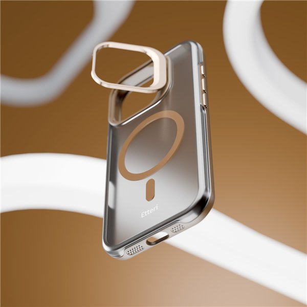 Etteri Morning Fog case for iPhone 17 6,3&quot brown