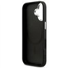 Guess Peony Hot Stamp Script MagSafe case for iPhone 17 black