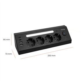 Huslog Vertical power strip with LED