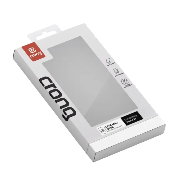 Crong Clear MAG Cover - MagSafe iPhone 17 Case (Clear)
