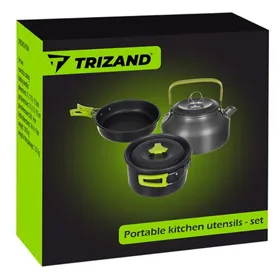 Tūristu galda piederumi Trizand 23667 18 gab.
