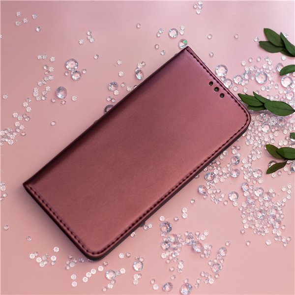 Smart Magnetic case for Vivo V60 Lite 4G / V60 Lite 5G burgundy
