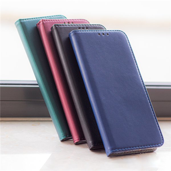 Smart Magnetic case for Vivo V60 Lite 4G / V60 Lite 5G burgundy