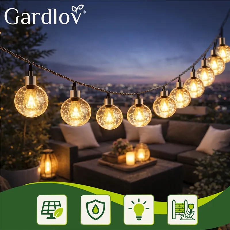 Solar garland 12m IP65 Gardlov 24010