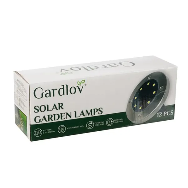 Saules dārza lampas - 12 gab. Gardlov 24001