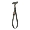 Moshi 2-in-1 Wrist & Body Strap with Adapter - Eco Leather Phone Lanyard (Moss Green)