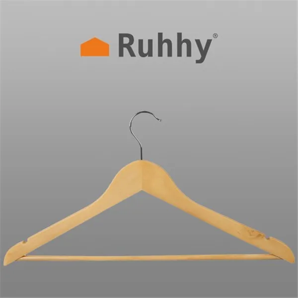 Vaatehenkari 10 kpl - puinen Ruhhy 24492