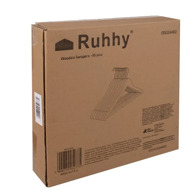 Riidepuu 10 tk - puidust Ruhhy 24492