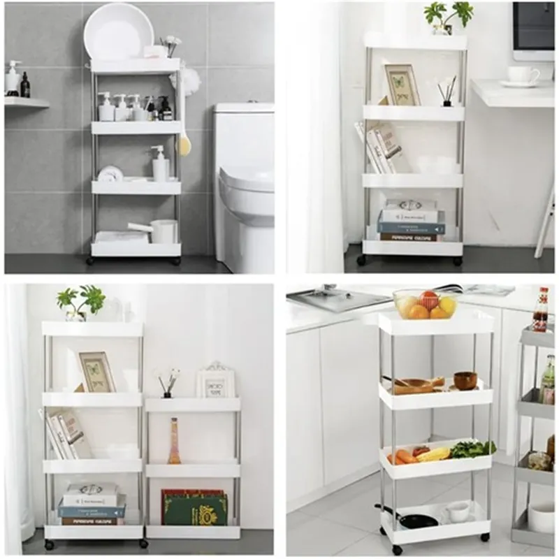 Virtuves/vannas istabas plaukts uz riteņiem Ruhhy 24291