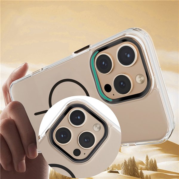 Clear Thin Mag case for Samsung Galaxy S26 black