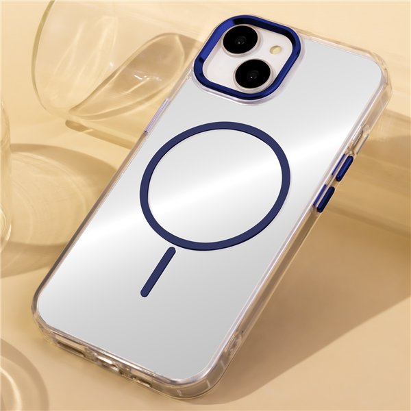 Clear Thin Mag case for Samsung Galaxy S26 blue