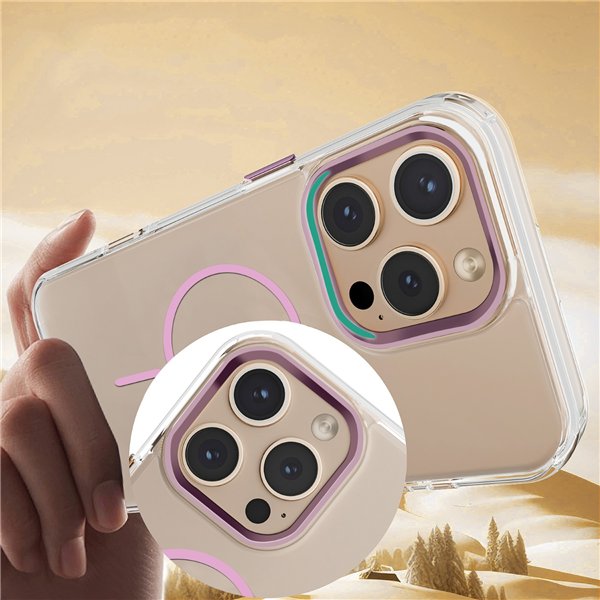 Clear Thin Mag case for Samsung Galaxy S26 Plus pink