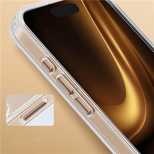 Clear Thin Mag case for Samsung Galaxy S26 Plus gold