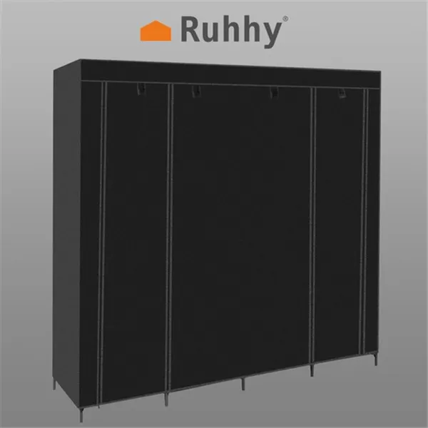 Folding fabric wardrobe 170x170cm Ruhhy 23740