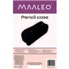 Double extendable pencil case - black Maaleo 24516
