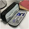 Double extendable pencil case - black Maaleo 24516