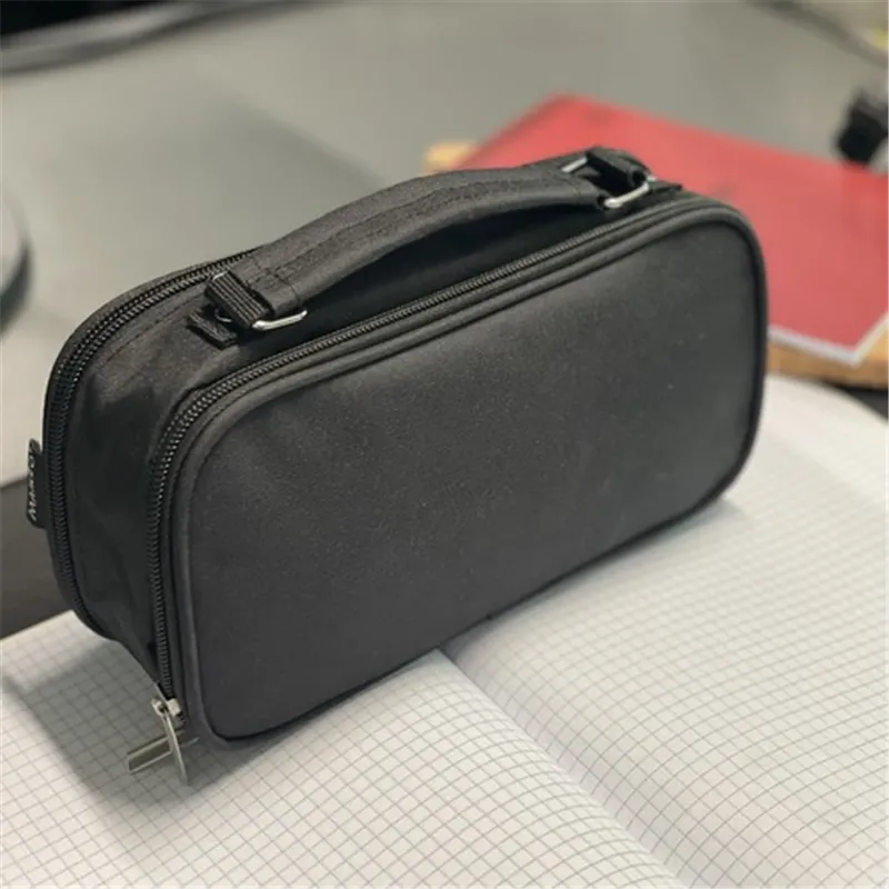 Double extendable pencil case - black Maaleo 24516