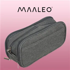 Kolminkertainen taittuva penaali - harmaa Maaleo 24512