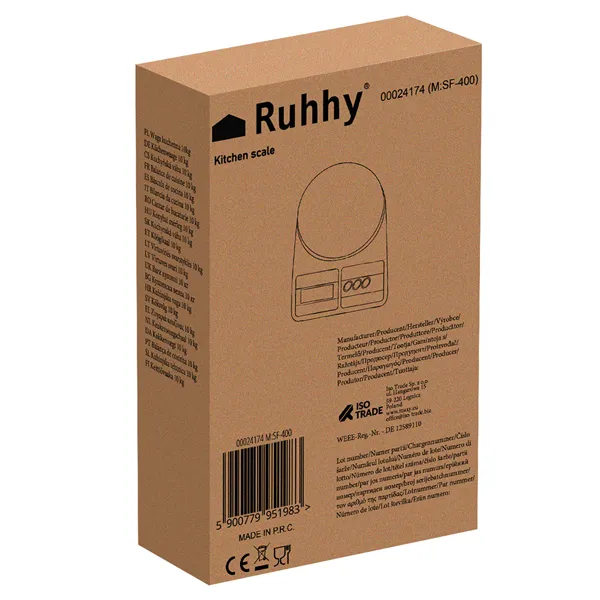 Кухонные весы 10 кг Ruhhy 24174