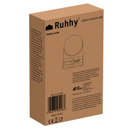 Кухонные весы 10 кг Ruhhy 24174