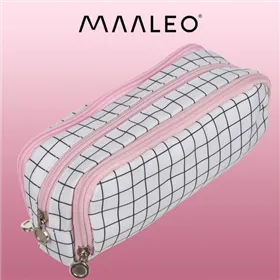 Kolminkertainen taittuva penaali - ruudullinen Maaleo24514