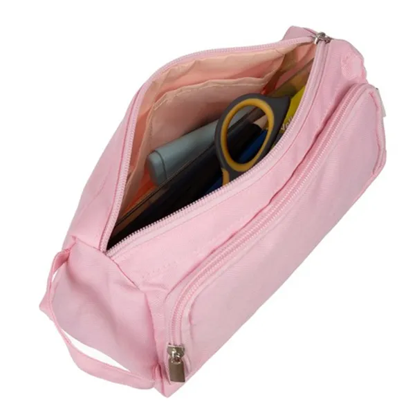 Kaksinkertainen pidennettävä penaali - pinkki Maaleo 24519