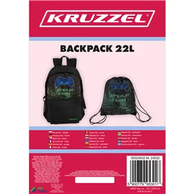 Seljakott 22L - koolile Kruzzel 24532