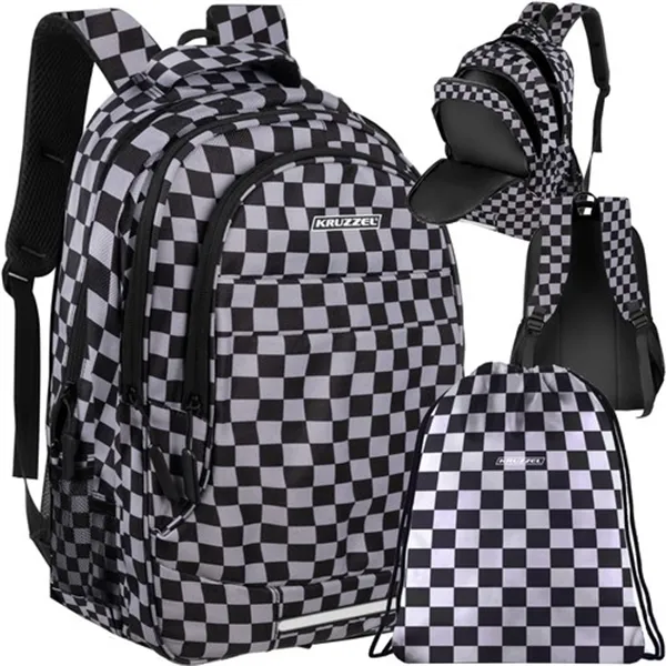 Seljakott 22L - ruuduline Kruzzel 24530