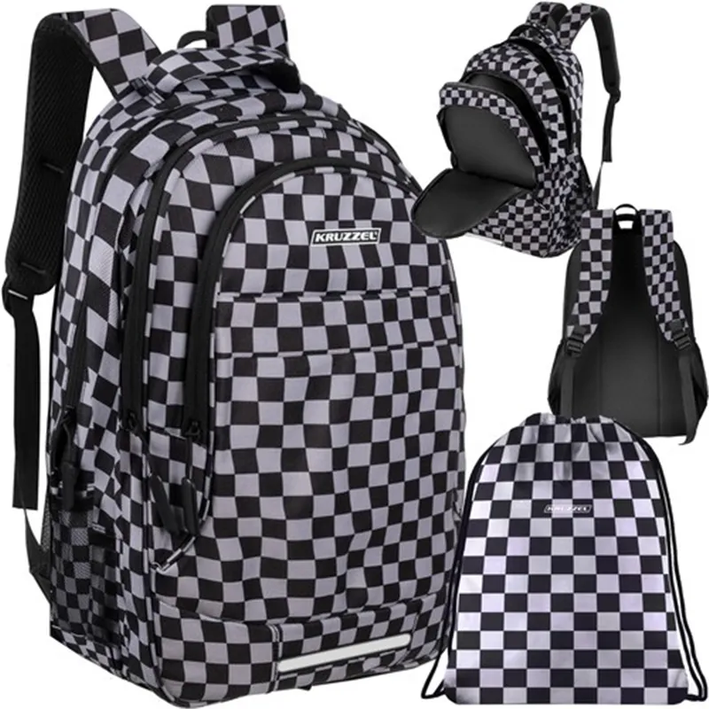 Seljakott 30L - ruuduline Kruzzel 24531